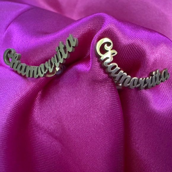 Guam Chamorrita Earrings | Gold Island Pride Studs - Picture 2 of 4